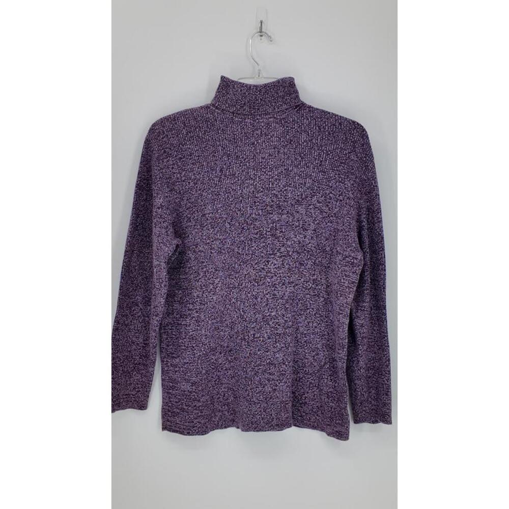 Cherokee Turtleneck Sweater 3X 100%‎ Cotton Purple Relaxed Fit